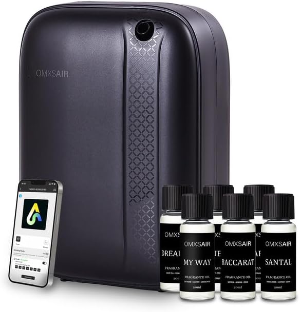Hotel Waterless Essential Oil Diffuser – Include Top6 Scent Oil - 400ml/2000 Sq Ft - Aromatherapy Scent Diffuser Machine, Oil Diffusers for Home Bedroom, Large Room, spa,Office & Car, Air Diffuser