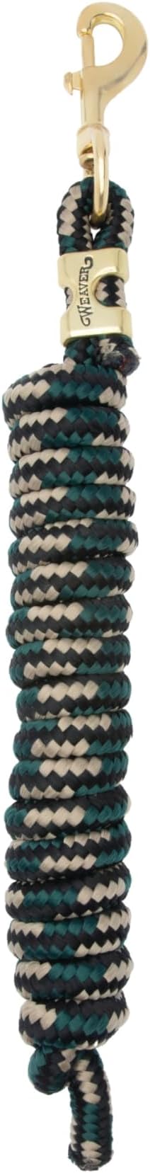 Weaver Equine Performance Lead Rope, Long Horse Lead Rope with Quick Halter Attachment, Soft Comfort Grip, Barn Horse Tack for Daily Use & Showing