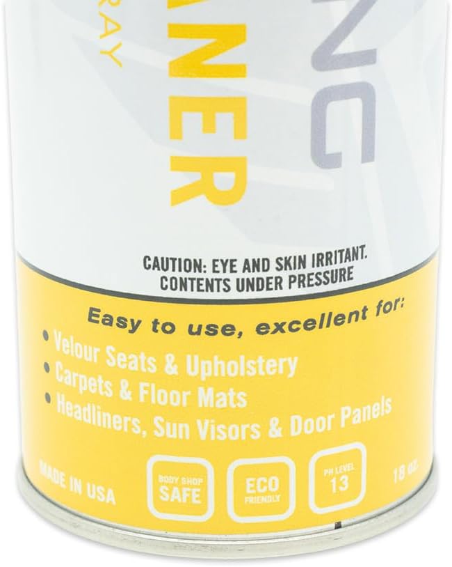 Detail King Automotive Velour Upholstery Cleaner (6 Pack) - Versatile Aerosol Spray - Fabric & Carpet