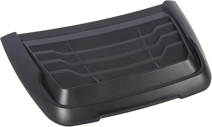 aqxreight Hood Air Intake Vent Scoop Cover ABS Excellent Heat Dissipation Sporty Look Bonnet Air Vent Cover Fit for XLT XLS XL 2015 to 2022 (Matte Black)
