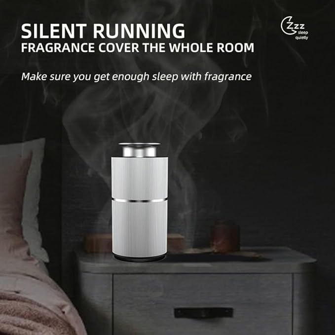 Waterless Oil Aromatherapy Car Diffuser - 20ml Capacity Home, Office & Vehicle - Quiet & Easy Use(04)