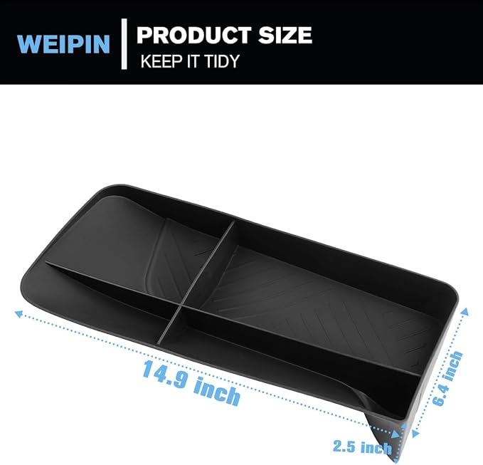 for Center Console Screen Organizer Tray TPE Materials Compatible with 2024-2026 L EXUS TX350/TX350h/TX450h+/TX500h