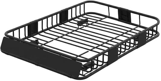 64"X 39"x 6" Universal Roof Rack Basket,Heavy Duty Weather Resistant Top Mount Cargo Rack, Luggage & Camping Gear Storage for Car, Truck or SUV Transport