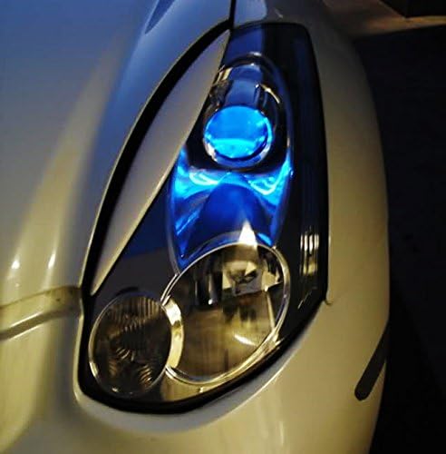 iJDMTOY Ultra Blue 15-SMD LED Accent Ambient Lighting Kit Compatible with Car Motorcycle Projector Lens Demon Eye Retrofit