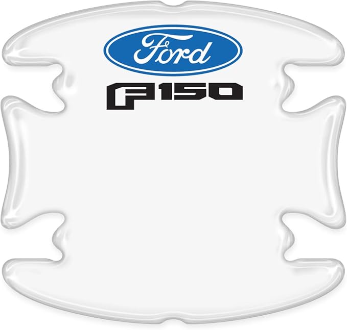 iPick Image for Ford F-150 2015 up Universal Car Door Handle Cup Protector Clear Decal Stickers, Pair - Official Licensed