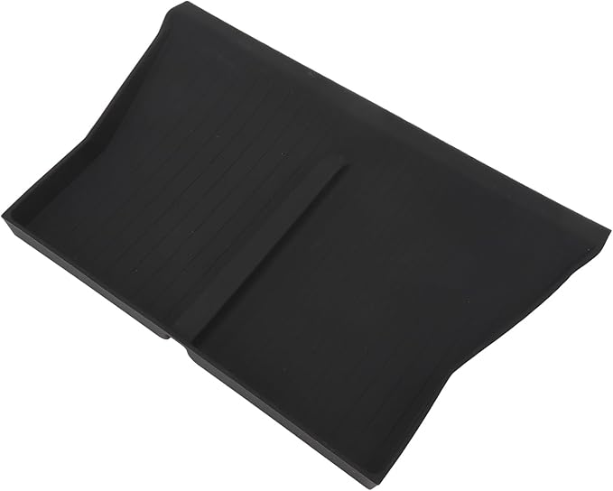 Center Console Wireless Charging Mat Silicone Easy to Clean Anti Slip Phone Charging Pad Car Interior Accessory Black W240004607 Reliable Charging Experience