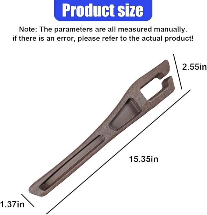2PCS Car Seat Gap Filler Organizer, Car Center Console Side Plug with Storage Slot Prevent Falling, Multifunctional Vehicle Interior Phone Holder Accessories for Cars, Trucks, SUVs (Brown)