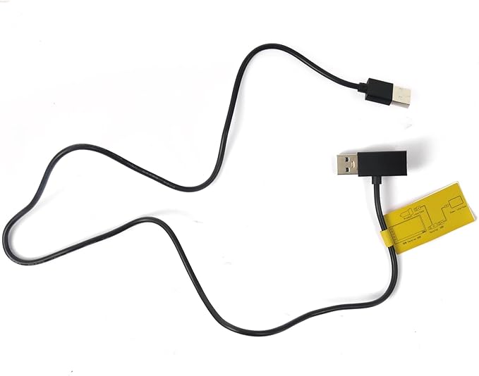 Flgocexs USB Splitter USB Power Data Adapter Y-Cable Black for Android Auto Wireless Carplay Adapter Cable carplay