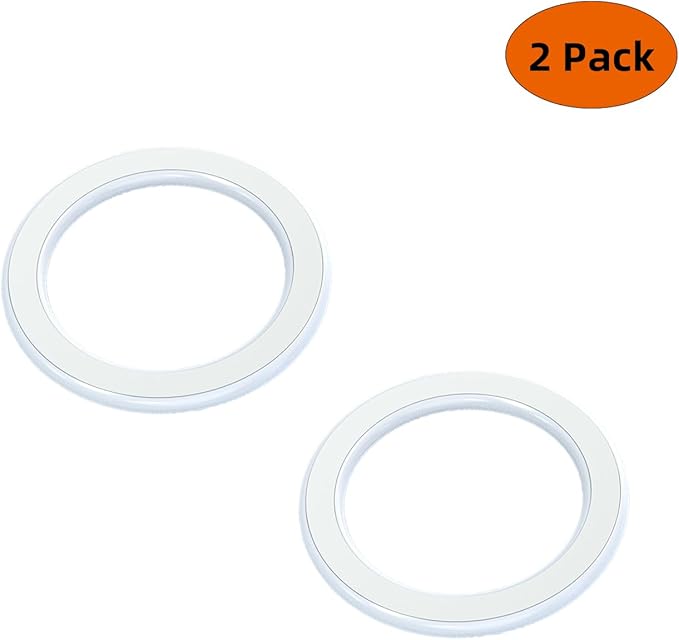2 Pack Wall Mount Magnetic Phone Holder for iPhone 17/17 Pro/17 Pro Max/Air/16 15 14 13 12 Pro Max Plus mini, Hands-Free Magnet Shower Mirror Cell Phone Holder/Car Sticker Phone Stand, White