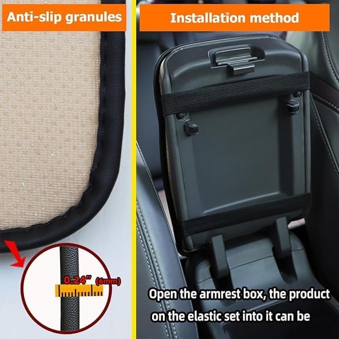 Middle Console Cover for Ford Ranger(2002-2007) Accessories,Auto Center Console Pad,Car Armrest Pad,Car Armrest Seat Box Cover