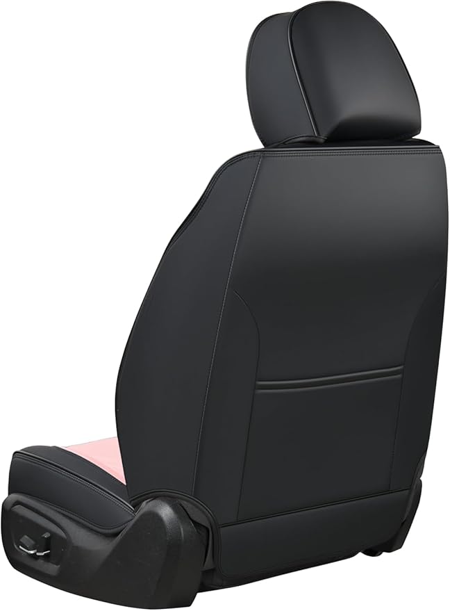 FLORICH Leather Seat Covers for Car Waterproof Front Seat Covers 2 Pack Purple Car Seat Cover Universal Driver Seat Protector for Most Cars Trucks SUV