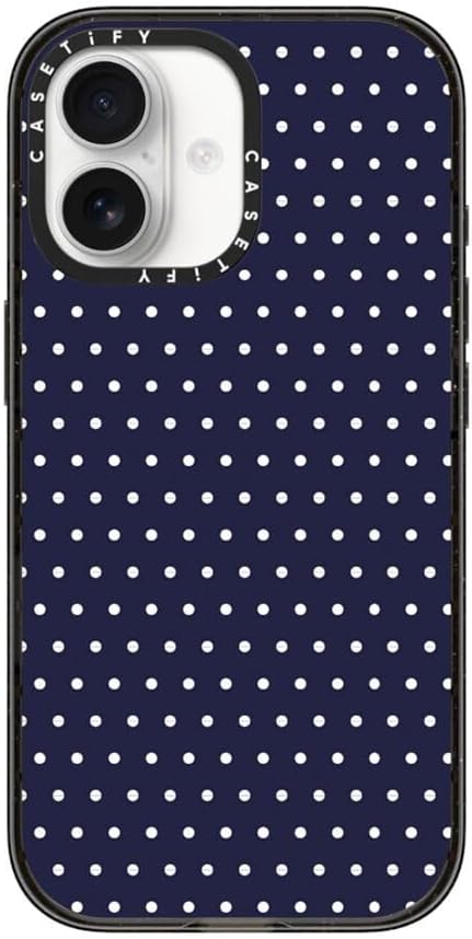 CASETiFY Impact iPhone 17 Case [Slim/Compatible with Magsafe / 8.2 ft. 4X Military Grade Drop Protection] - Nightie - Clear Black