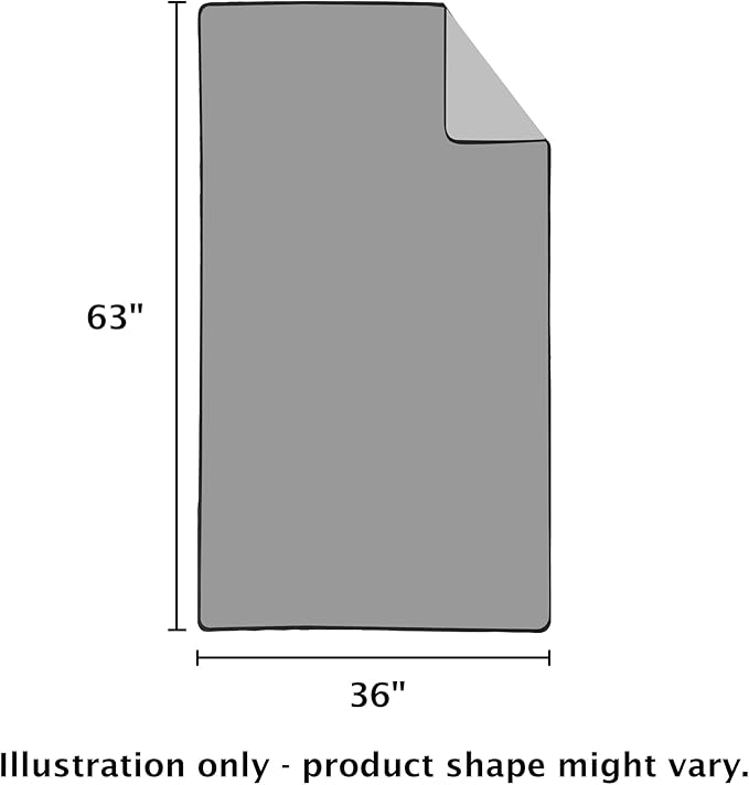 PuTian Merino Wool Camp Blanket - 36" x 63" Great for Bed Couch Camping Outdoors Travel Emergency -Large Warm Soft Washable Wool Throw