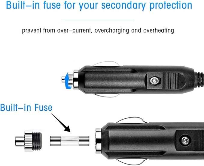 Multi Ports USB Car Charger, 96W 6 Port QC3.0 Fast Adapter Multiple Ports, with Four Quick Charge 3.0 Port, 12V-24V Multi Device Cigarette Lighter for Smart Phone & Tablets Charging