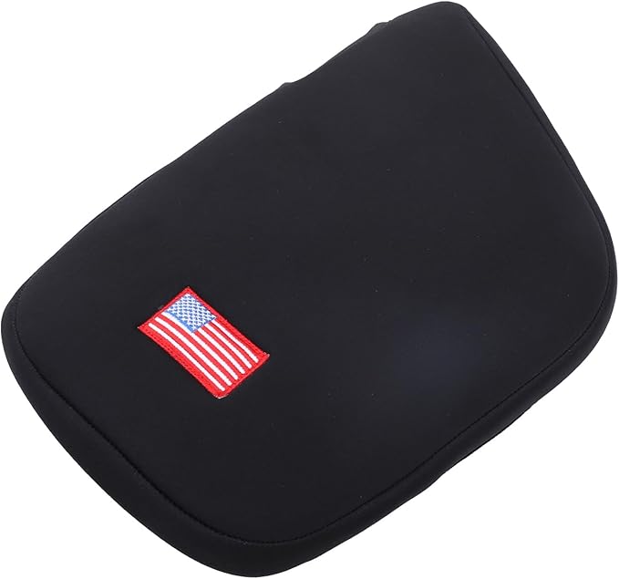 Center Console Cover Pad for Chevrolet Corvette C7 2014-2019 Accessories, Console Arm Rest Lids Cover Mat, Car Armrest Seat Box Cushion Protector, Armrest Pillow, Auto Armrest Cover (Fabric_B)