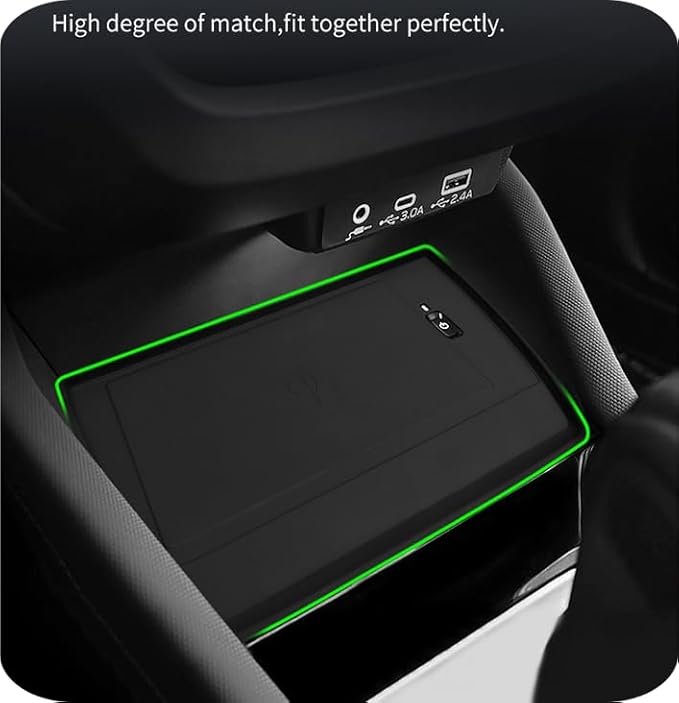 for Subaru Forester Wireless Charging Mat for 2025 2026 Premium/Sport/Limited/Touring Center Console Insert Charging Mat Subaru Forester Accessories