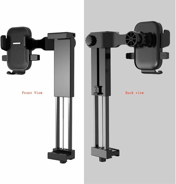 Adjustable Tesla Phone Mount Car Phone Holder for Model 3 and Model Y, No Glue Required,Center Console Display iPhone Holder, Touchscreen Phone Mount for Tesla Fits for All Phone(Black)