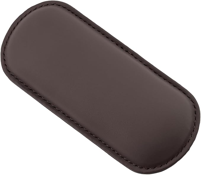 Car Center Console Knee Leg Elbow Cushion Pad, Soft Leather Door Armrest Foot Care Thigh Support Comfort Pillow, Auto Interior Accessories for Knee Pain Relief (Brown)