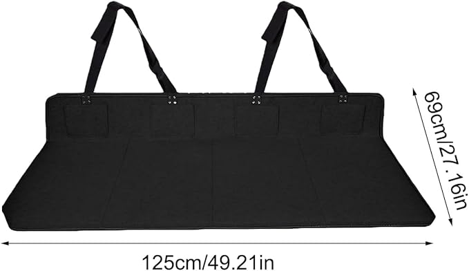Car Sleeping, Non-Slip Foldable Mat, Waterproof Backseat Extender Advantage, Fabric Travel Kit, Vehicle Accessory with Easy Setup, Outdoor Camping Solution for Picnic Fishing Beach