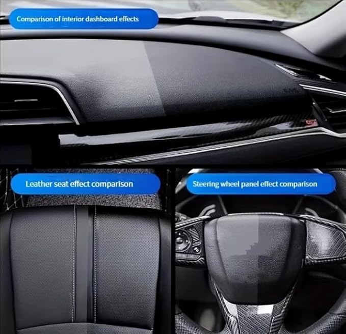 Leather Maintenance Cream for Cars, 2025 New Leather Repair Kit Car Interior, Automotive Leather Cleaner and Conditioner, Interior Leather Cleaning Cream, Car Leather Conditioner Oil Paste