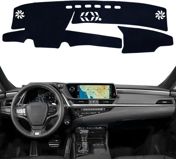 Flannel Dashboard Dash Cover Nonslip Car Dash Board Mat Compatible with Lexus ES ES300 ES330 ES350 ES300h 2019 2020 XZ10