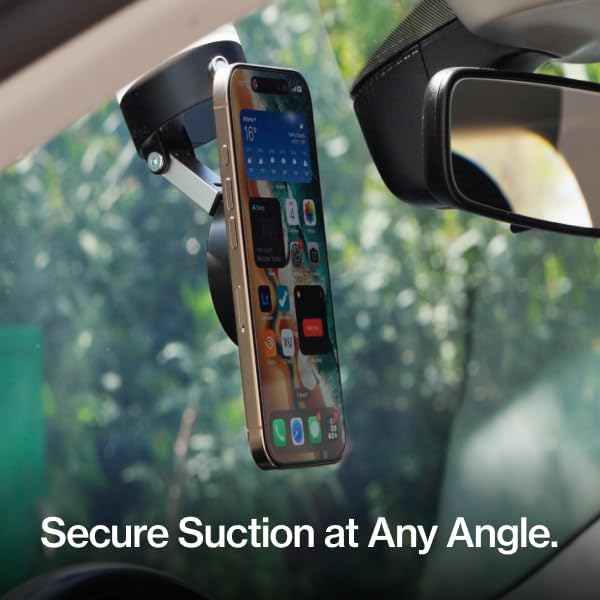 Statik HyperMount (Gen 2) Phone Mount, Magnetic Phone Holder, Car Mount for Phone Works on Smooth & Lightly Textured Surfaces, iPhone, Samsung, and Android Compatible
