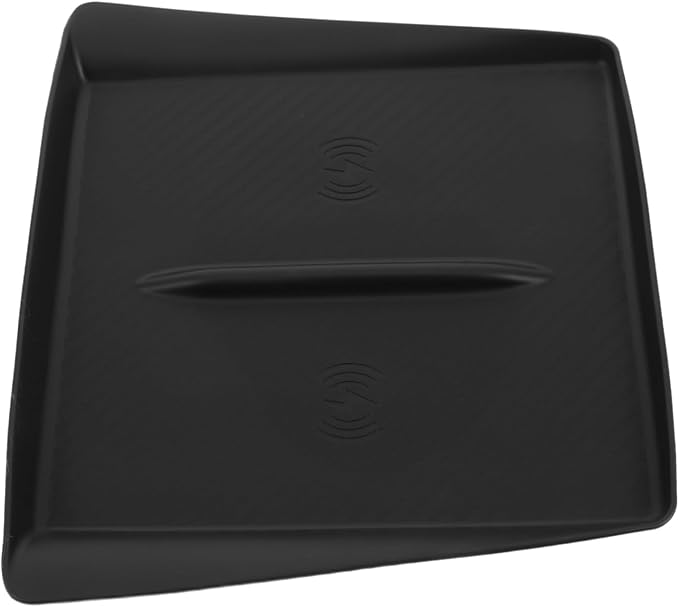 Y Center Console Wireless Charging Pad Non-Slip Silicone Mat Car Interior Accessory Easy Install