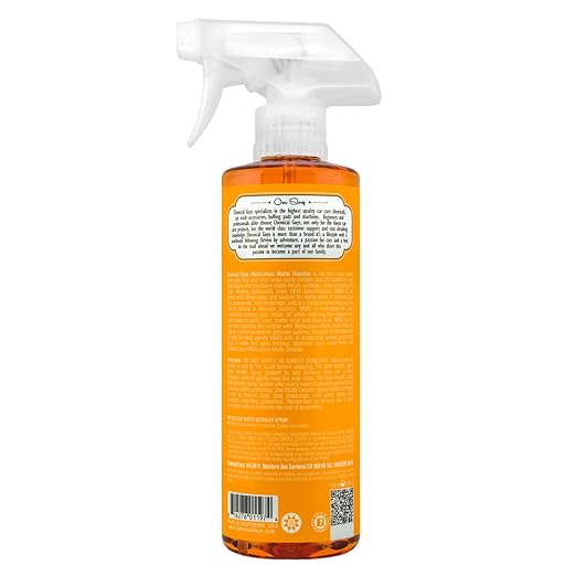 Chemical Guys Meticulous Matte Finish Detailer and Spray Sealant – Quick Detailer Spray for Satin and Matte Surfaces – Safe for Vinyl Wraps on Cars, Trucks & SUVs, 16 oz