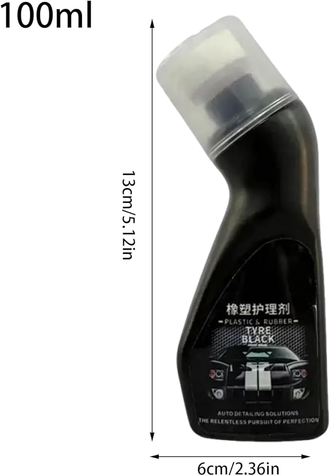 Rubber Seal Conditioner | 100ml Quick Long Lasting Auto Cleaning Supplies,Car Rubber Trim Restorer,for Truck Convertible Garage Home Underseat Ceiling Board Components