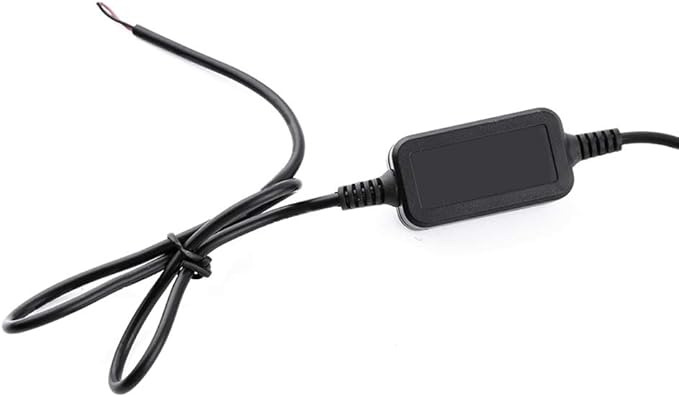 Ultra Compact USB Direct Hardwire Adapter Kit, Waterproof Power Cord Supply Port Car Hard Wire Charger Charging Cable Socket Step Down Converter Outlet for Motorcycle Smart Phone GPS Dash Camera