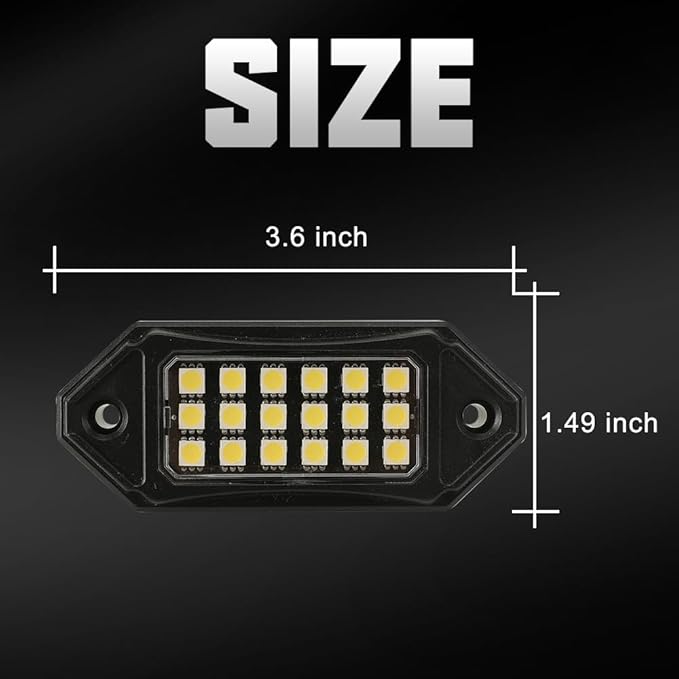 SUNPIE White Rock Lights, 20 Pods LED Rock Lights Underglow kit IP67 Waterproof Underglow Light kit for Trucks Car Jeep ATV UTV SUV Pickup Off Road RZR Under Body Glow Light Trail Lighting