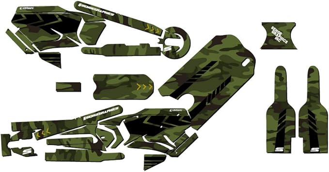 12eDRIVE Apache Green Senge Graphics Kit Compatible with Stacyc