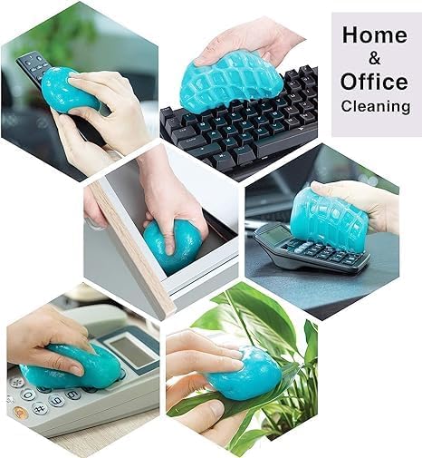 Universal Car Cleaning Gel, Reusable Detailing Car Crevice Cleaner, Auto Car Air Vent Interior Detail Remover Gel | Putty Cleaning Keyboard, PC, Camera Cleaner