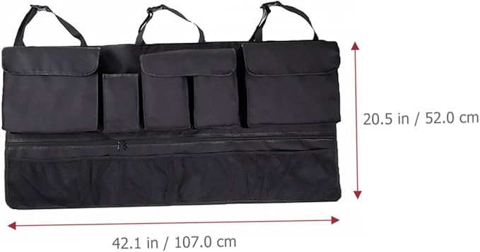 Luxshiny Car Organizers Storage Backseat Organizer Bag Suv Oxford for Clean Car