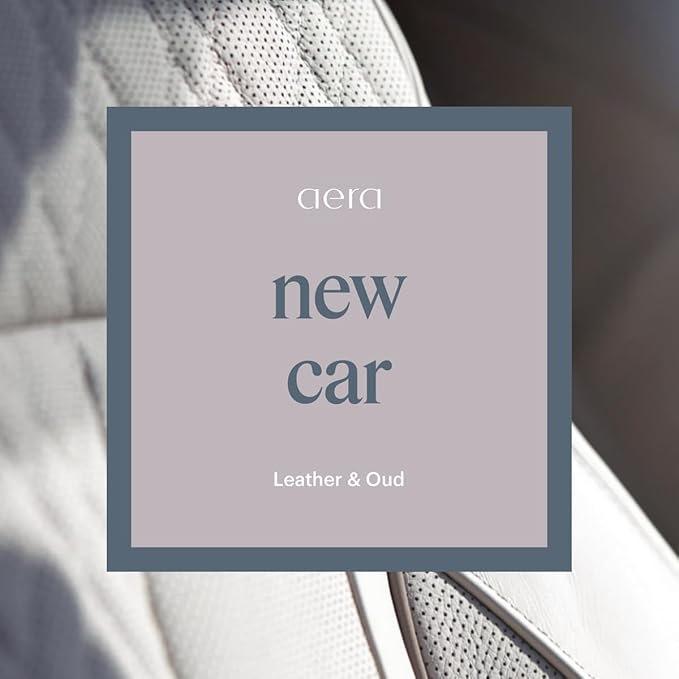 Aera Go New Car Fragrance Scent Refill - Notes of Leather and Oud - Works with the Aera Go Diffuser for Car