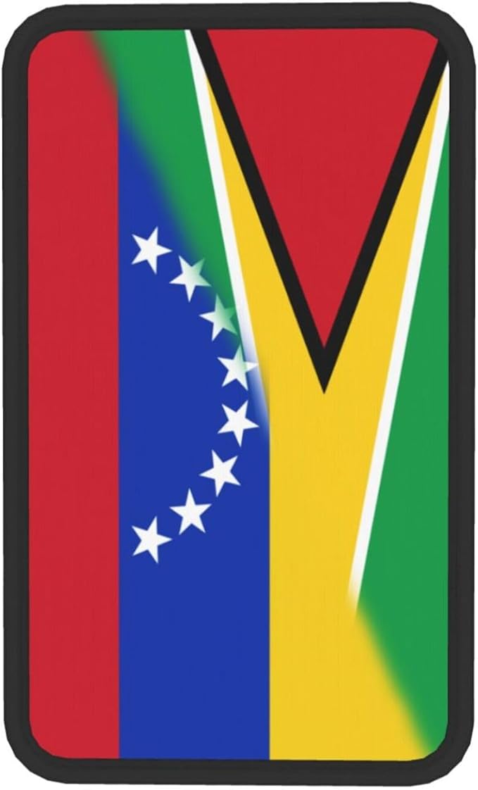 Venezuela Venezuelan Guyana Guyanese Flag Auto Center Console Armrest Cover Car Handrail Box Cushion Pad Mat Universal Fit Most Vehicle Sedan Truck SUV Soft Comfort Decor Accessories