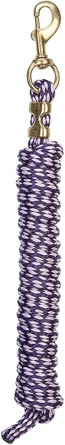 Weaver Equine Performance Lead Rope, Long Horse Lead Rope with Quick Halter Attachment, Soft Comfort Grip, Barn Horse Tack for Daily Use & Showing