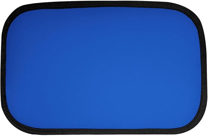 FH Group Neosupreme Blue Flat Pattern Center Console Pad – Water-Resistant Armrest Cover Protector for Cars, SUVs & Trucks