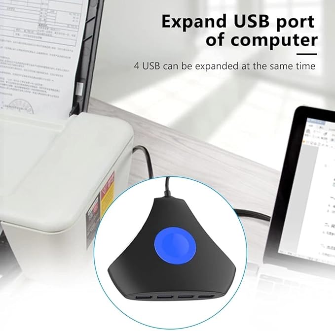 Portable 4 Port USB 3.0 HUB High Speed 5Gbps Multi USB Splitter Expander Adapter for PC Computer Accessories