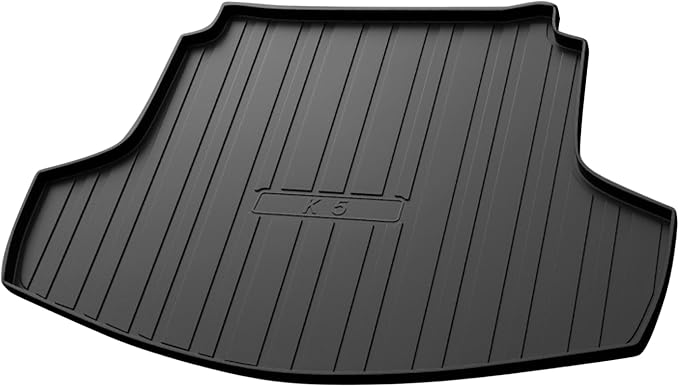 Cargo Liners Fits Kia K5 2021-2024 and Hyundai Sonata 2020-2024 Rear Trunk Floor Mats 3D Boot Tray All-Weather TPE Black