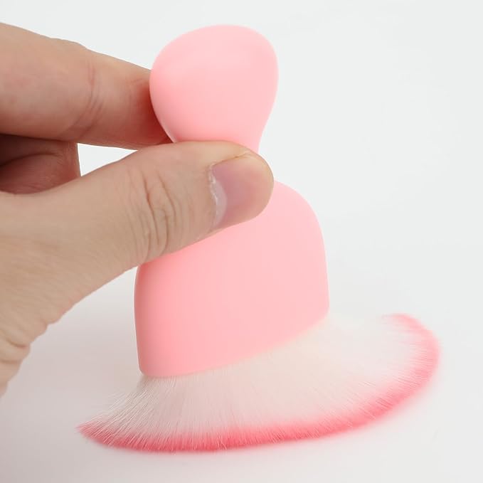 Car Detailing Brush, Soft Bristle Cleaning Brush, Scratch-Free Auto Duster Tool for Dashboard, Air Vents, Leather & Interior Cleaning (Pink)