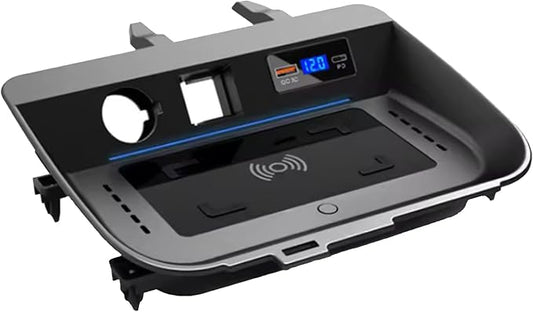 for Toyota RAV4 2020-2025 Car Center Console Phone Charger Fast Wireless Charger Charging Plate Charging Holder