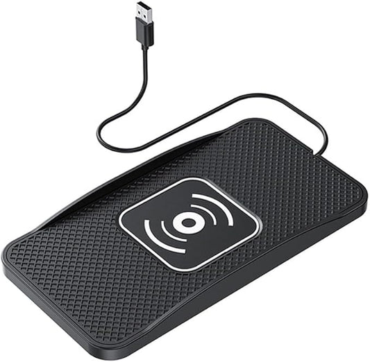 Wireless Car Charger Pad for Ford Explorer 2000-2026, Type-C/USB 20W Car Wireless Charger Non-Slip Phone Charging Pad Car Accessories,B 30cm Cable USB Plug