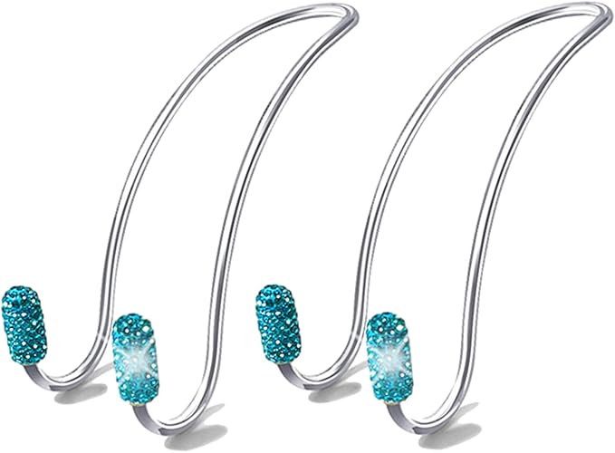Guoord Bling Auto Hooks,Car Hangers Organizer Seat Headrest Hooks，Bag Organizers Rack and Hanger, Heavy-Duty Car Seat Hooks, Backseat Storage Hooks, Universal for SUV Truck Vehicle 2 Pack