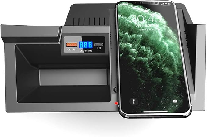 CX-5 Wireless Charger Custom fit for Mazda CX5 2017-2025,15W Qi Fast Charging Central Control Storage with USB Port QC 3.0 36W Individual Control Wireless Charging Station