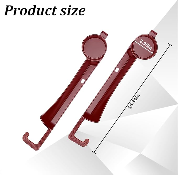 2PCS Car Seat Gap Filler, Soft Carbon Fiber Vehicle Between Seat and Console Organizer with Cup Holder, Prevent Falling Automotive Interior Chair Gap Plug, Universal Fit (Red)