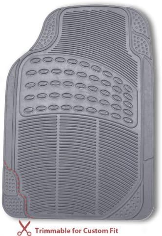 FH GROUP FH-V16404 Vinyl Floor Mats Grey