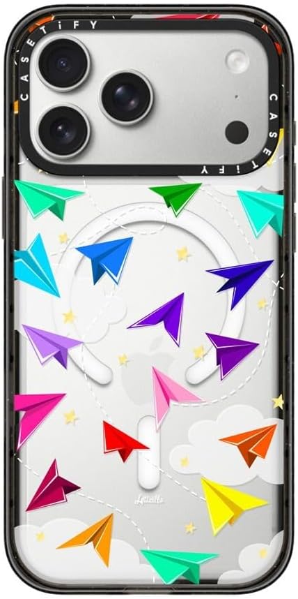 CASETiFY Impact iPhone 17 Pro Max Case [Slim/Compatible with Magsafe / 8.2 ft. 4X Military Grade Drop Protection] - Here and Everywhere - Clear Black