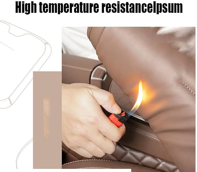 2026 New Skin-Friendly & Dirt-Repellent Leather Seat Cushions, Ergonomic Memory Foam Lumbar Support, Non-Slip Breathable Cover, Removable Washable, Ideal for Drivers & Office Long Sitting (red)