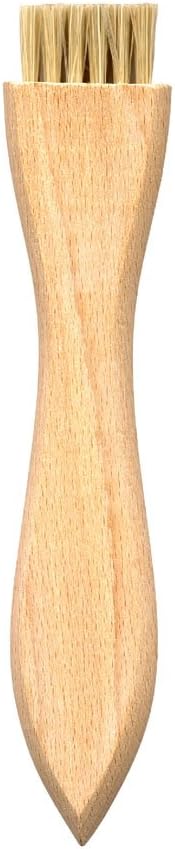 MG Chemicals - 857 Technical Cleaning Brush for Electronics, 5" Chiseled Style Wood Handle, Hog Hair Bristles, 3/4" Length x 5/16" Width(Pack of 5)